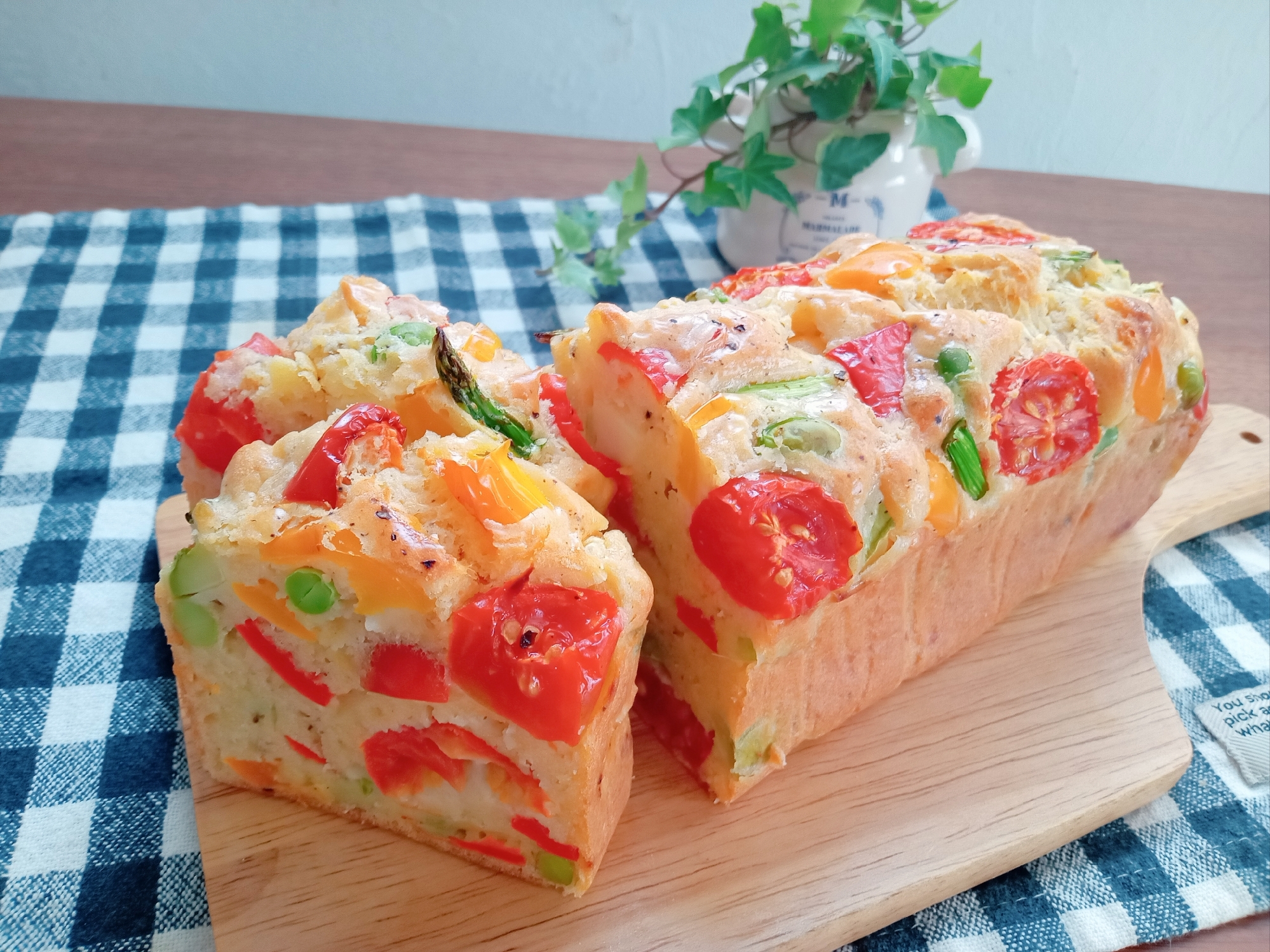 夏野菜のケークサレ☆