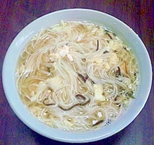 かんたん！塩昆布にゅうめん