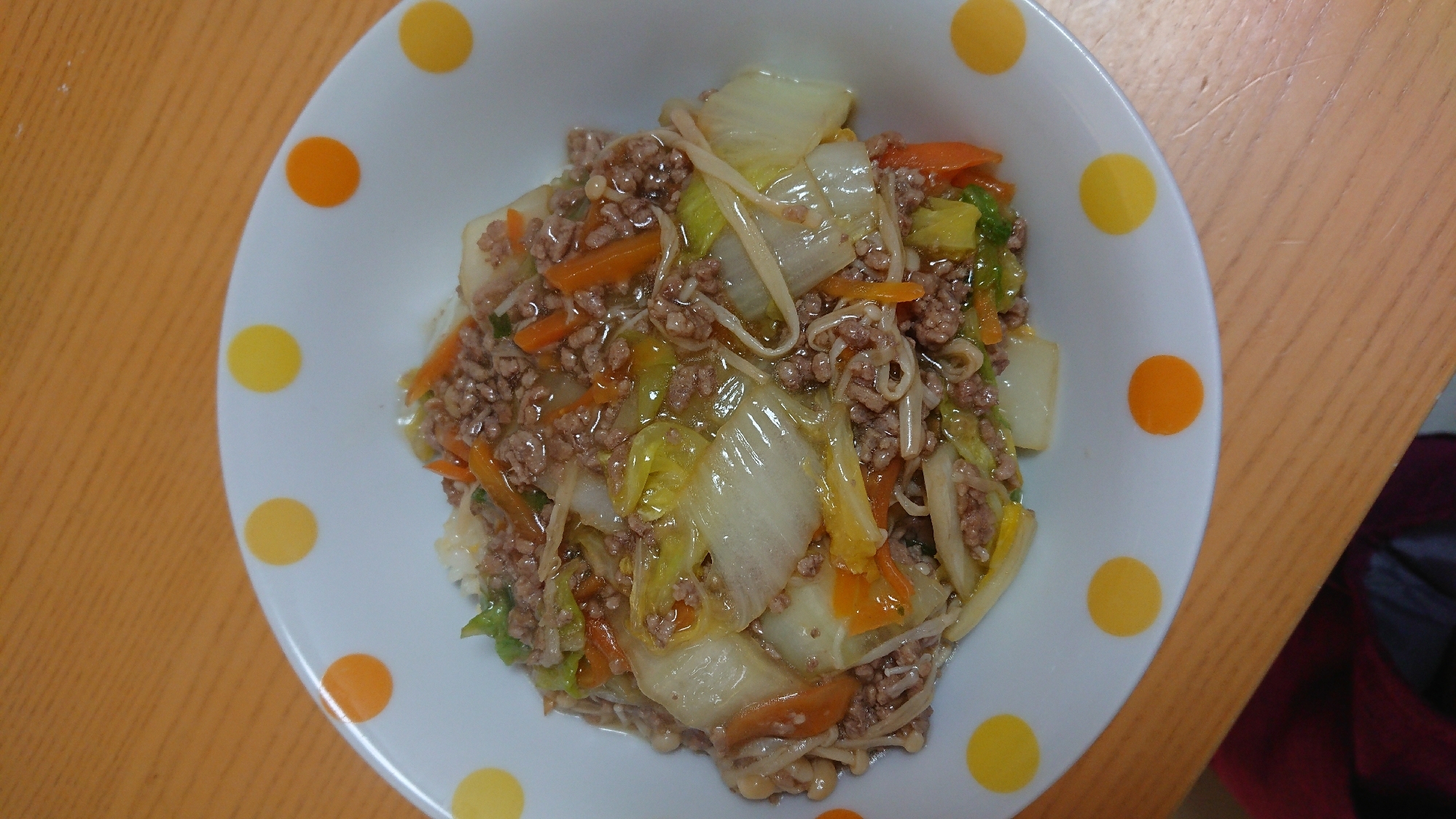 余ったラーメン粉末スープで簡単中華丼！