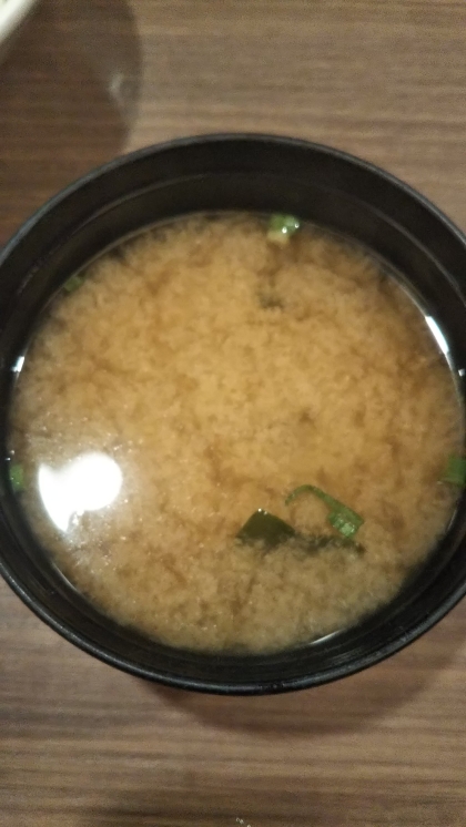 葱と豆腐の味噌汁