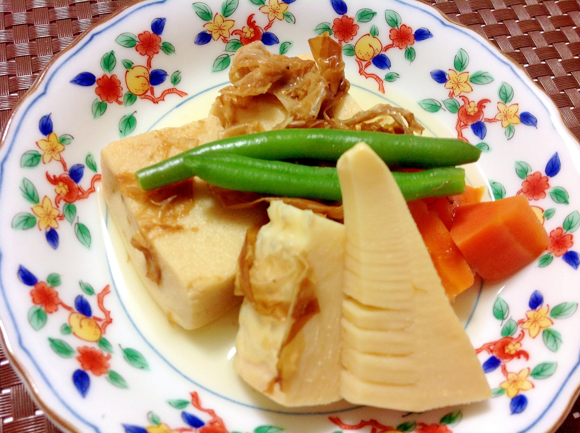 常備の食材で☆高野豆腐と筍の煮物
