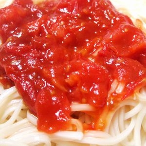 トマトの美味しさをまるごと堪能した気分です♪パスタソースにしていただきました。ちぃswimさん、ご馳走様！