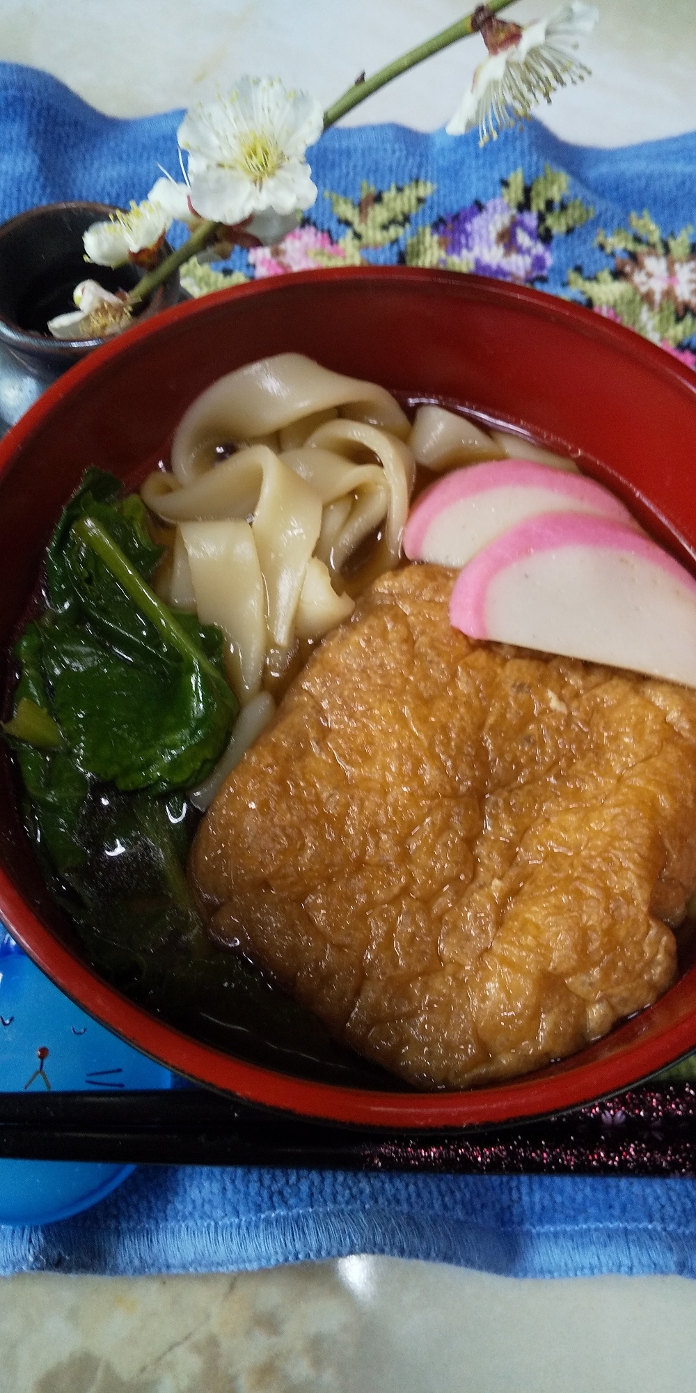 きしめんのきつねうどん