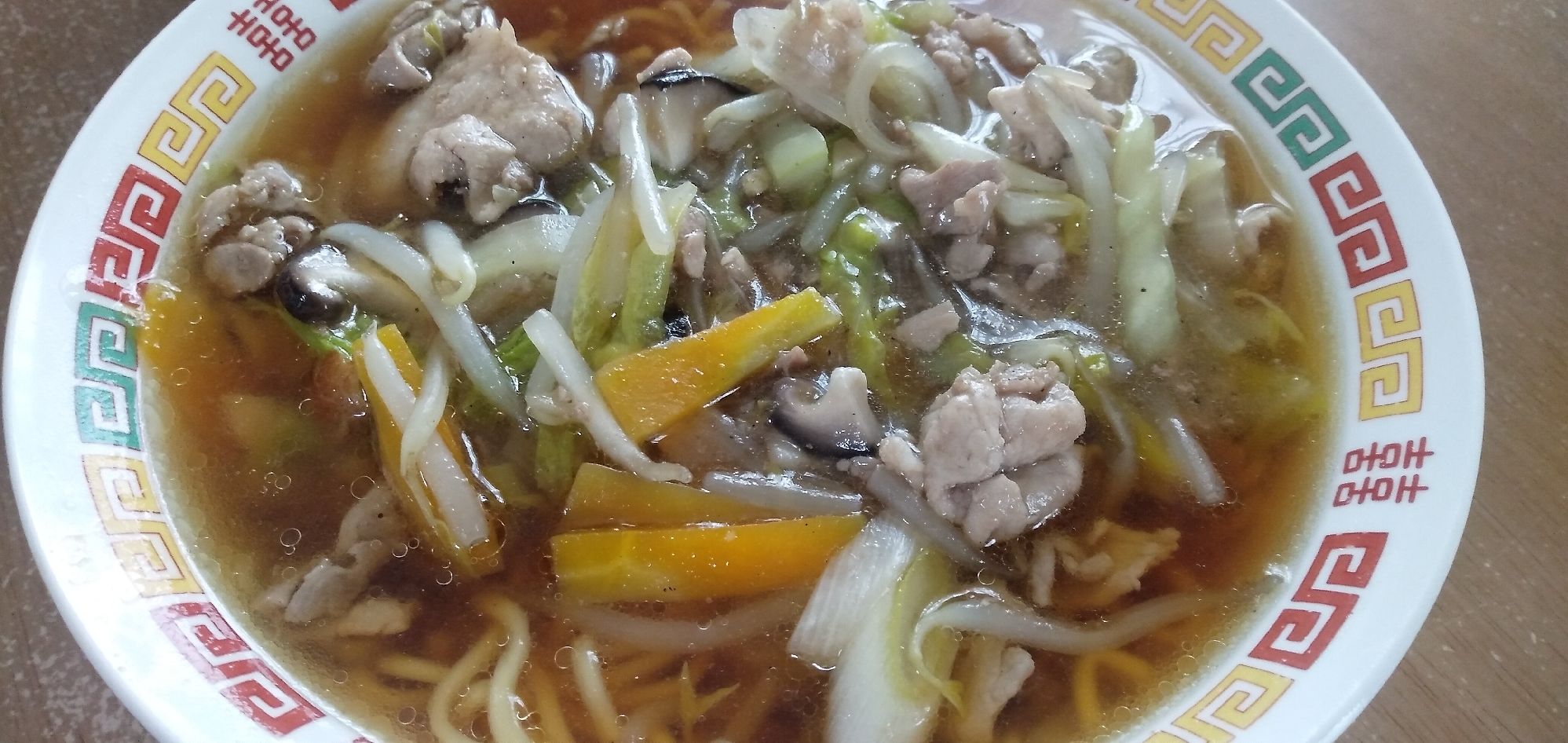 インスタントラーメンで熱々生姜あんかけそば