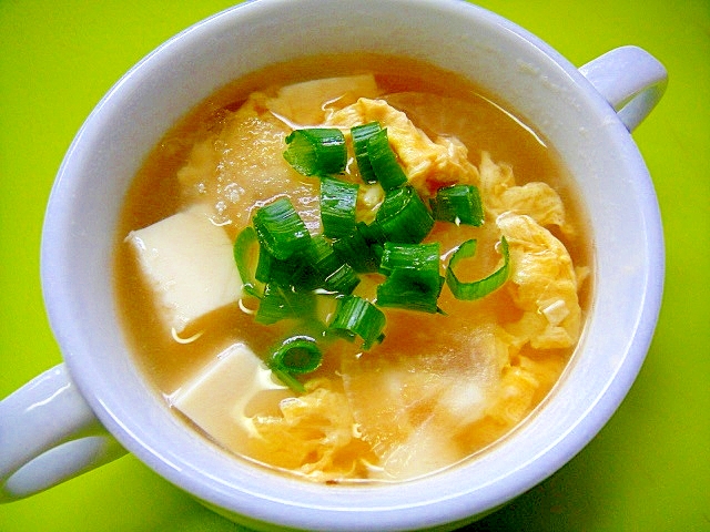 大根と豆腐卵のスープ