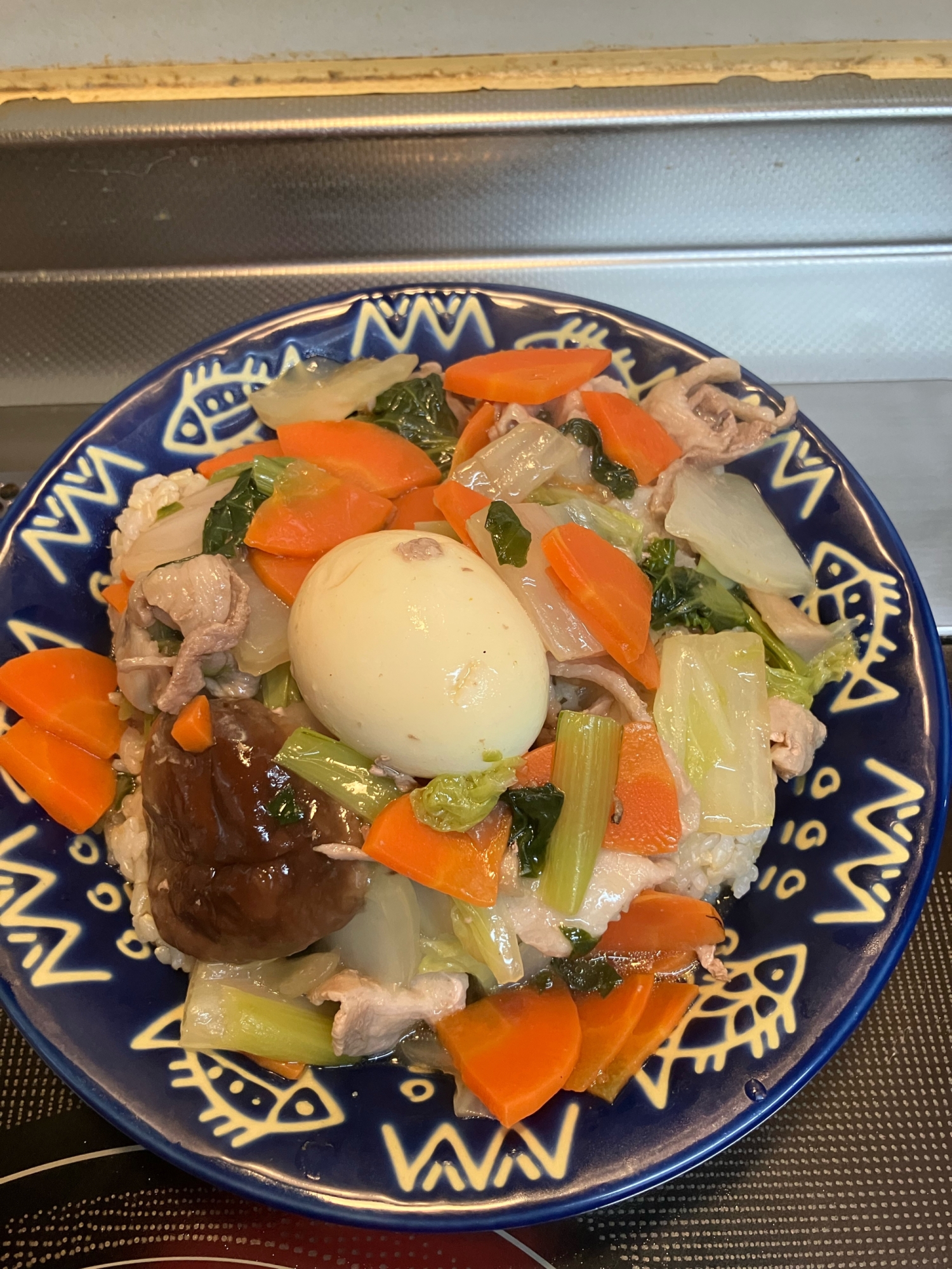 野菜たっぷり♪中華丼^_^