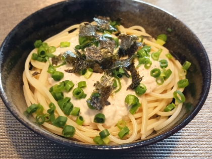 豆腐だけで！お手軽和風クリームパスタ