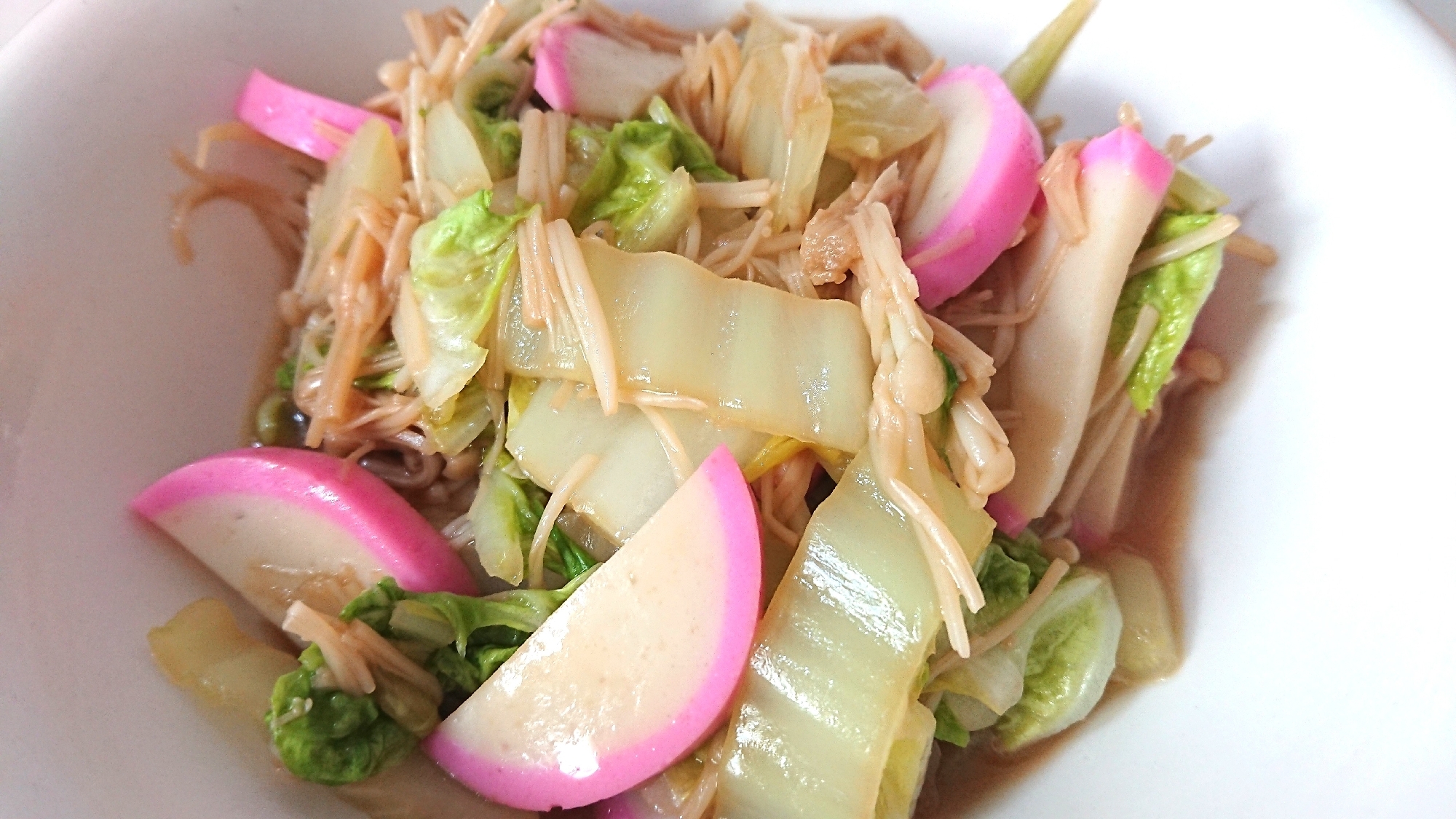 白菜とえのきの中華炒め煮