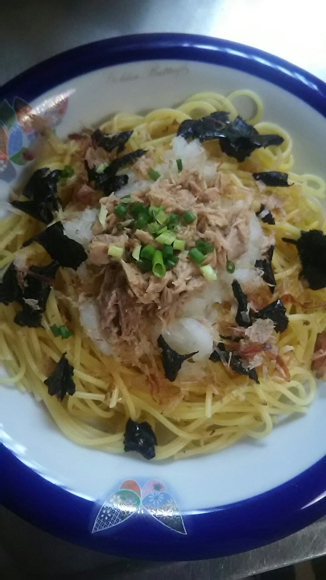 ツナと大根おろしのパスタ