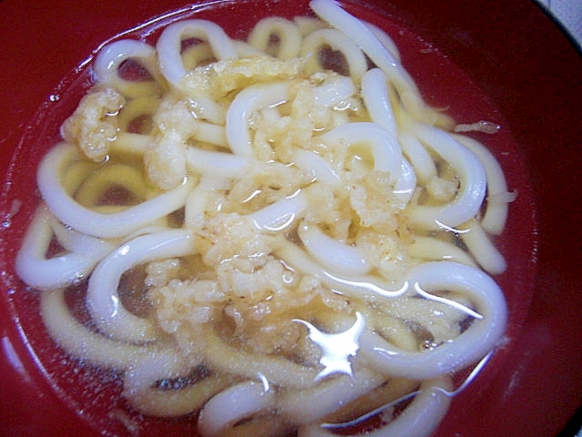 天かすうどん