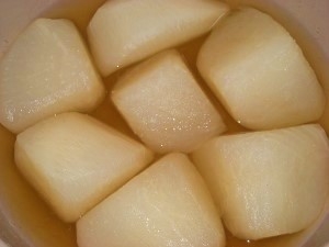 まったり京風～丸大根（聖護院大根）の煮物