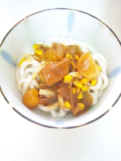 かぼちゃカレーうどん