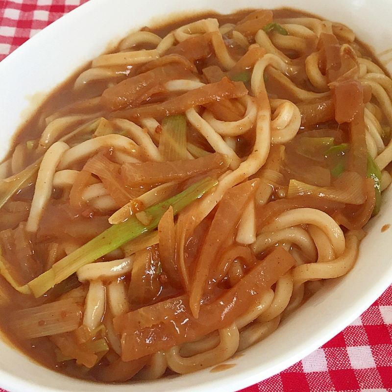 ネギ入りカレーうどん★