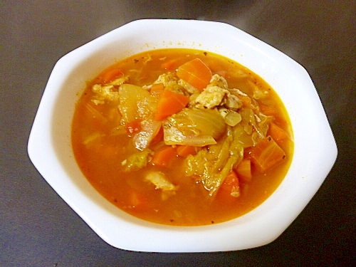 簡単にできる野菜スープ