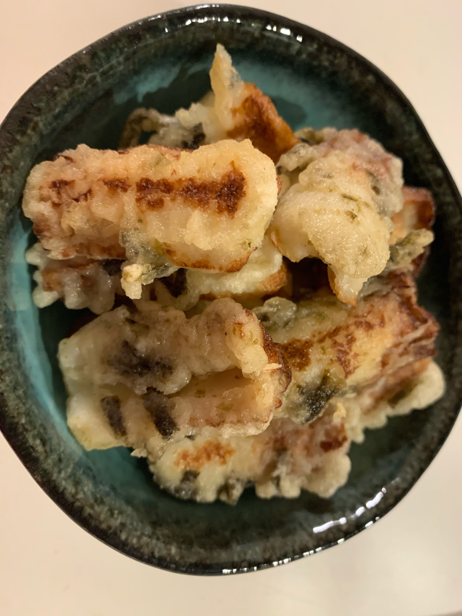 海苔で代用☆ちくわの磯辺揚げ