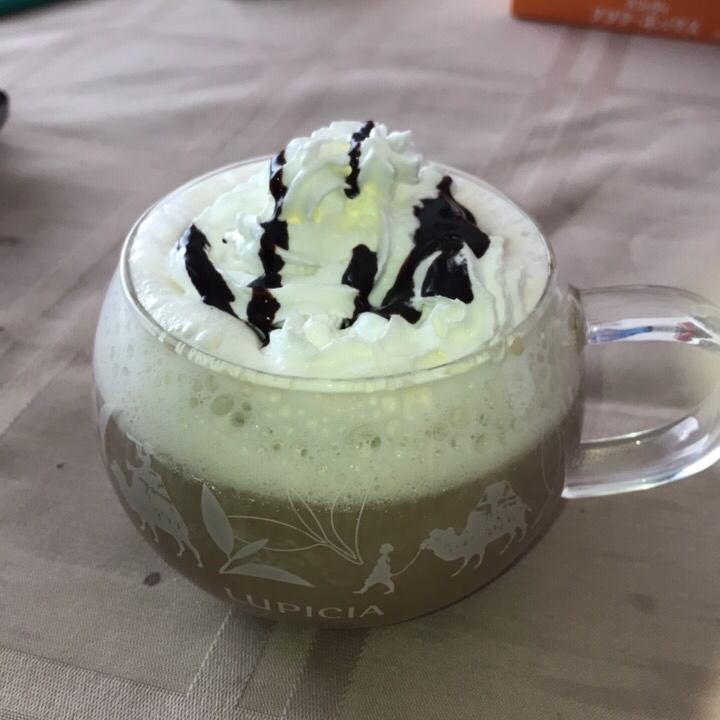 桃の紅茶フラペチーノ！