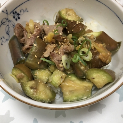 洗い物削減のために丼にしました。美味しかったです^_^