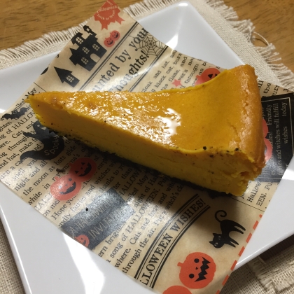 オレンジと黒でハロウィンにぴったりのスイーツですね♪
簡単なのに、とっても美味しかったです！レシピ感謝です(*^o^*)♡