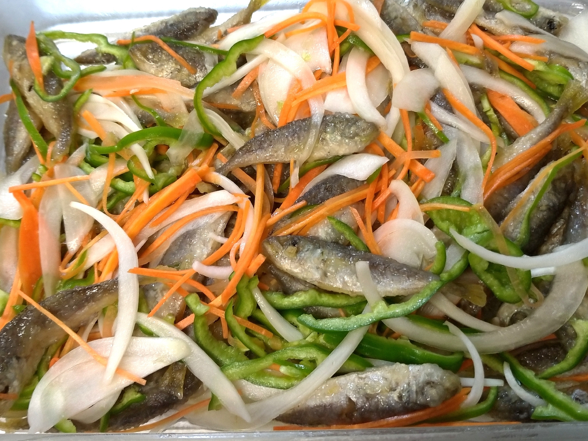 箸がとまらない 豆あじの南蛮漬け レシピ 作り方 By クッキングパパママ 楽天レシピ 箸がとまらない 豆あじの南蛮漬け レシピ 作り方 By クッキングパパママ 楽天レシピ