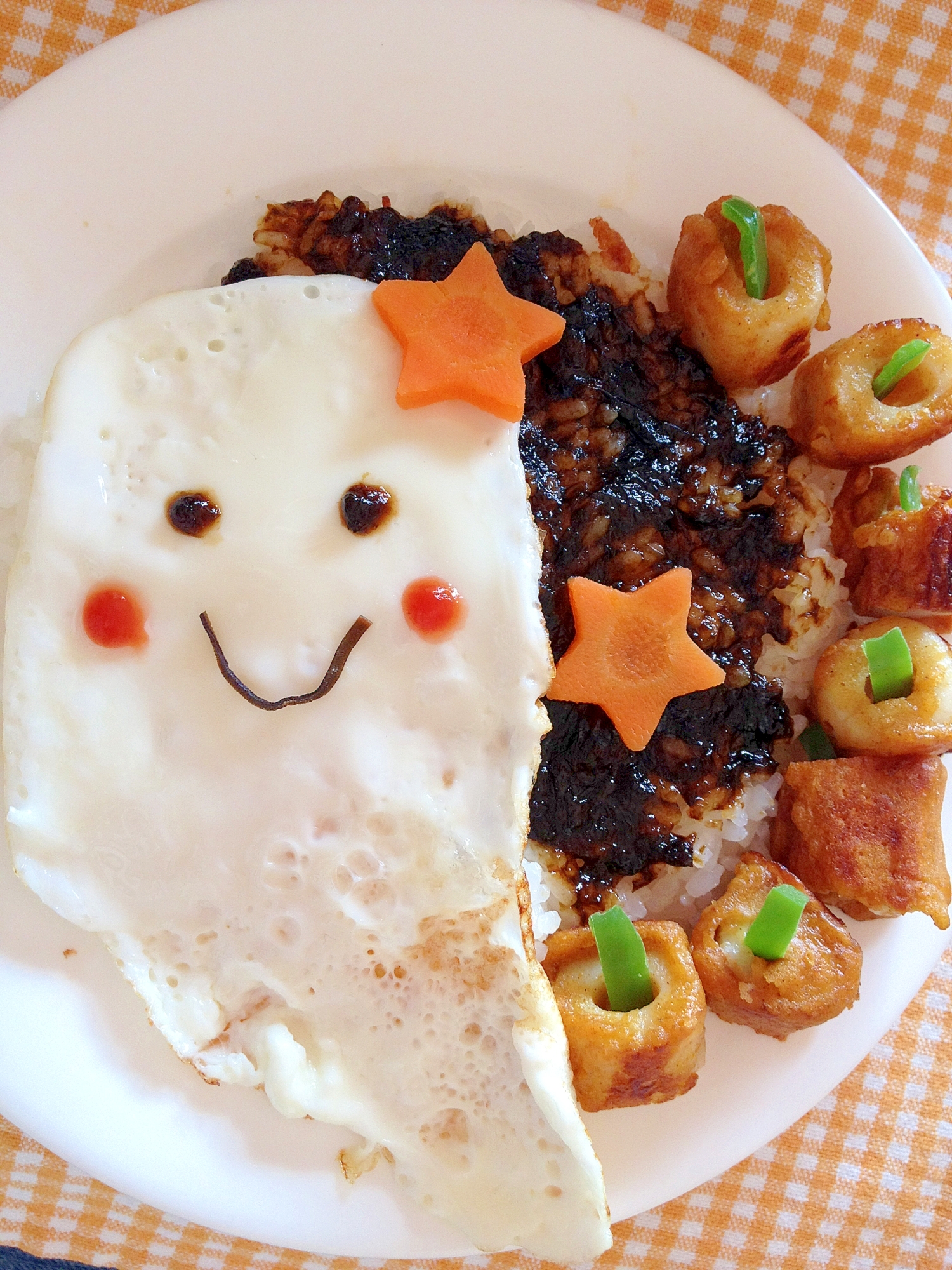 【ハロウィン２０１６】簡単★おばけの朝ご飯プレート