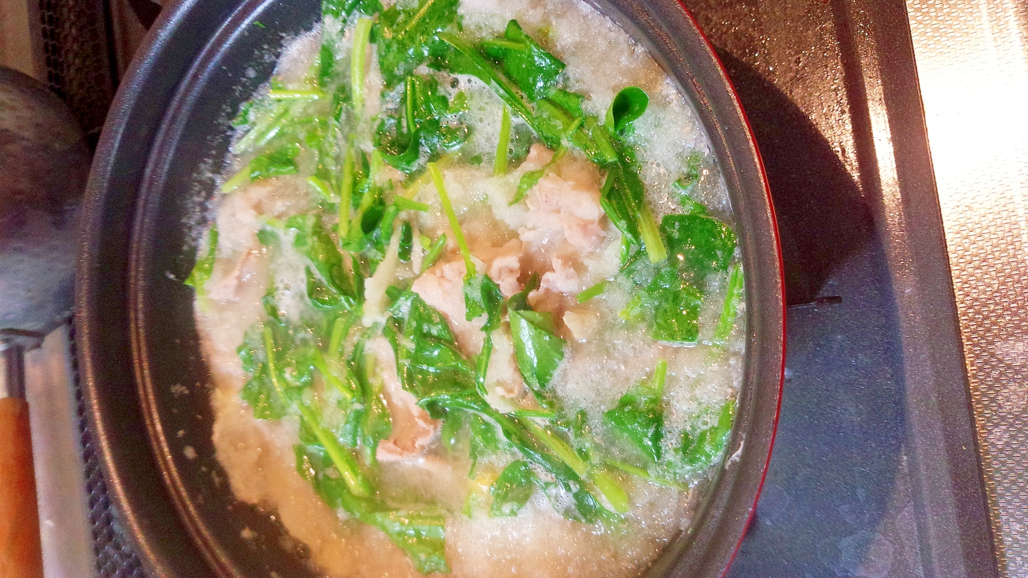 ご飯がすすむ★豚バラ白菜のみぞれ鍋