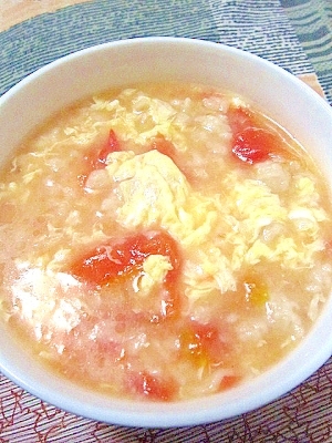 トマトとたまごのガーダータン（西紅柿鶏蛋疙瘩湯）