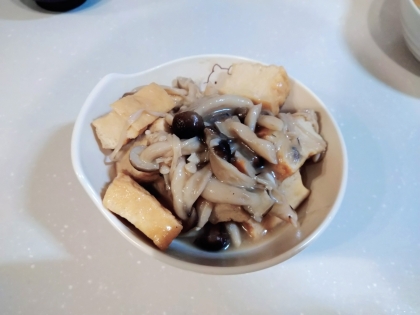 厚揚げのきのこあんかけ