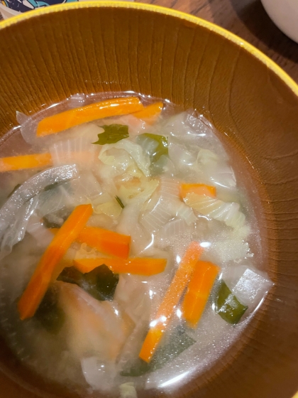 子どもが食べやすいように野菜は細く小さめにしました♡
おいしかったです♡