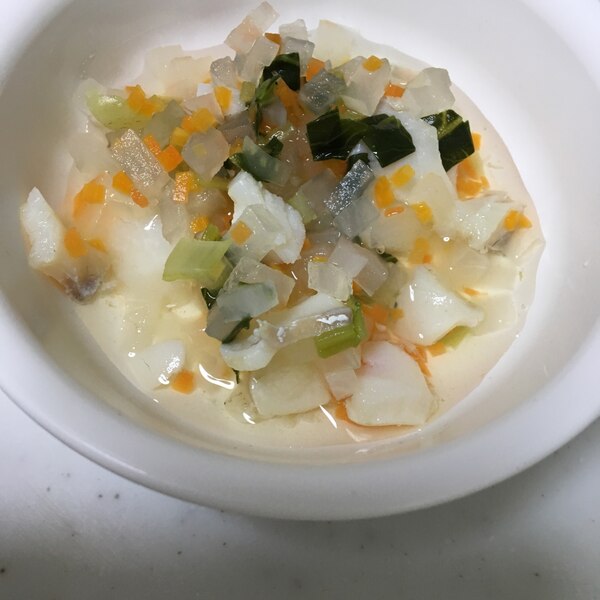 離乳食完了期 タラと小松菜のカツオ出し汁煮 レシピ 作り方 By Xmickyx 楽天レシピ 離乳食完了期 タラと小松菜のカツオ出し汁煮 レシピ 作り方 By Xmickyx 楽天レシピ