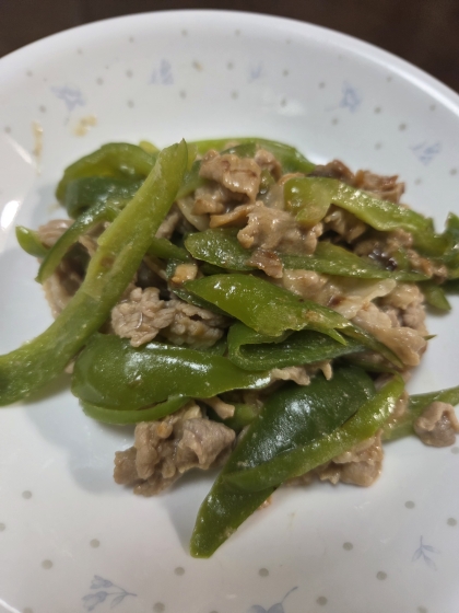 豚肉とピーマンの味噌炒め