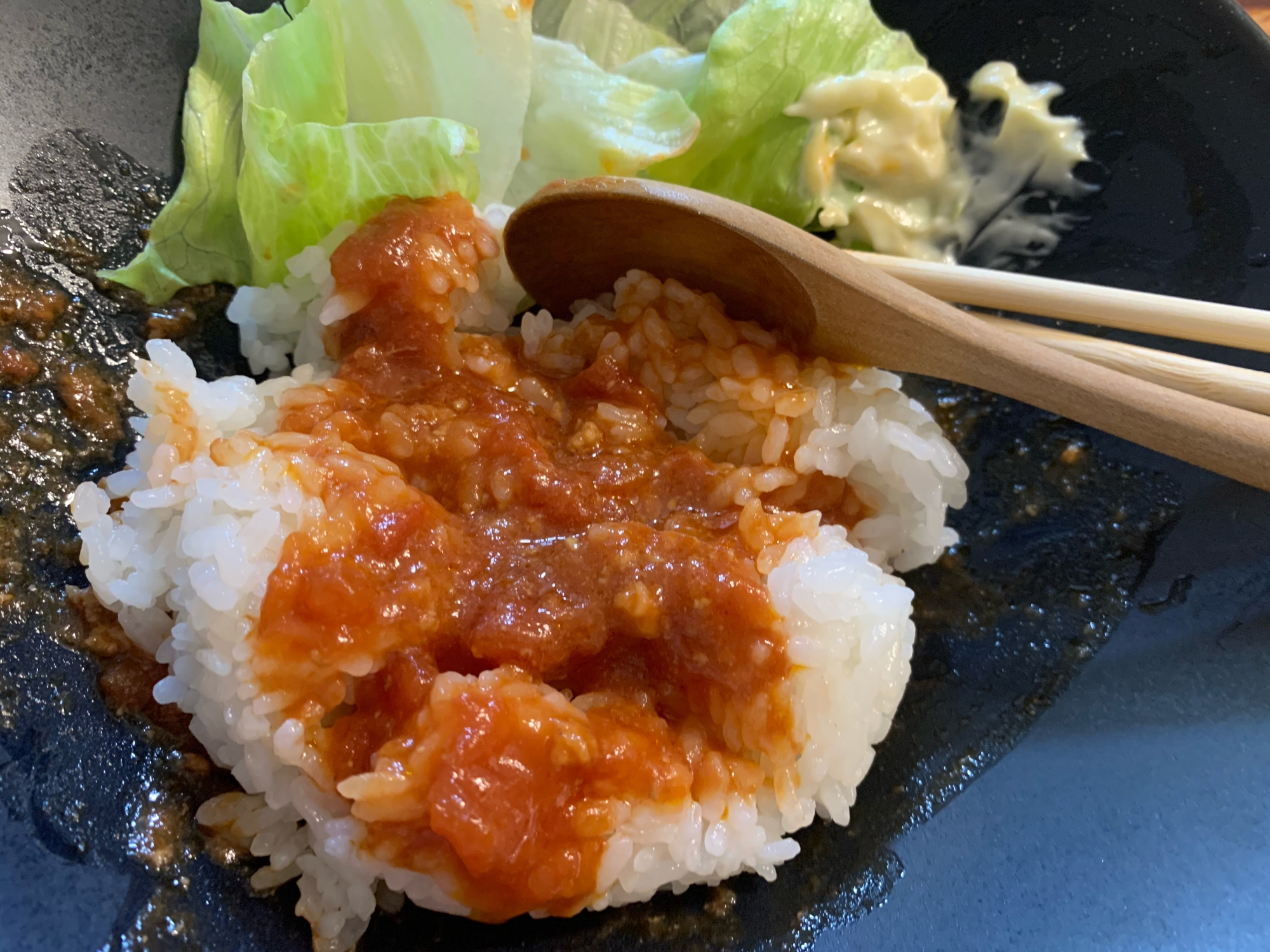 トマト缶と調味料で！ご飯のお供に♪