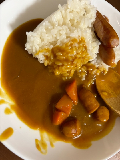 子供が大好き！ウインナーカレー