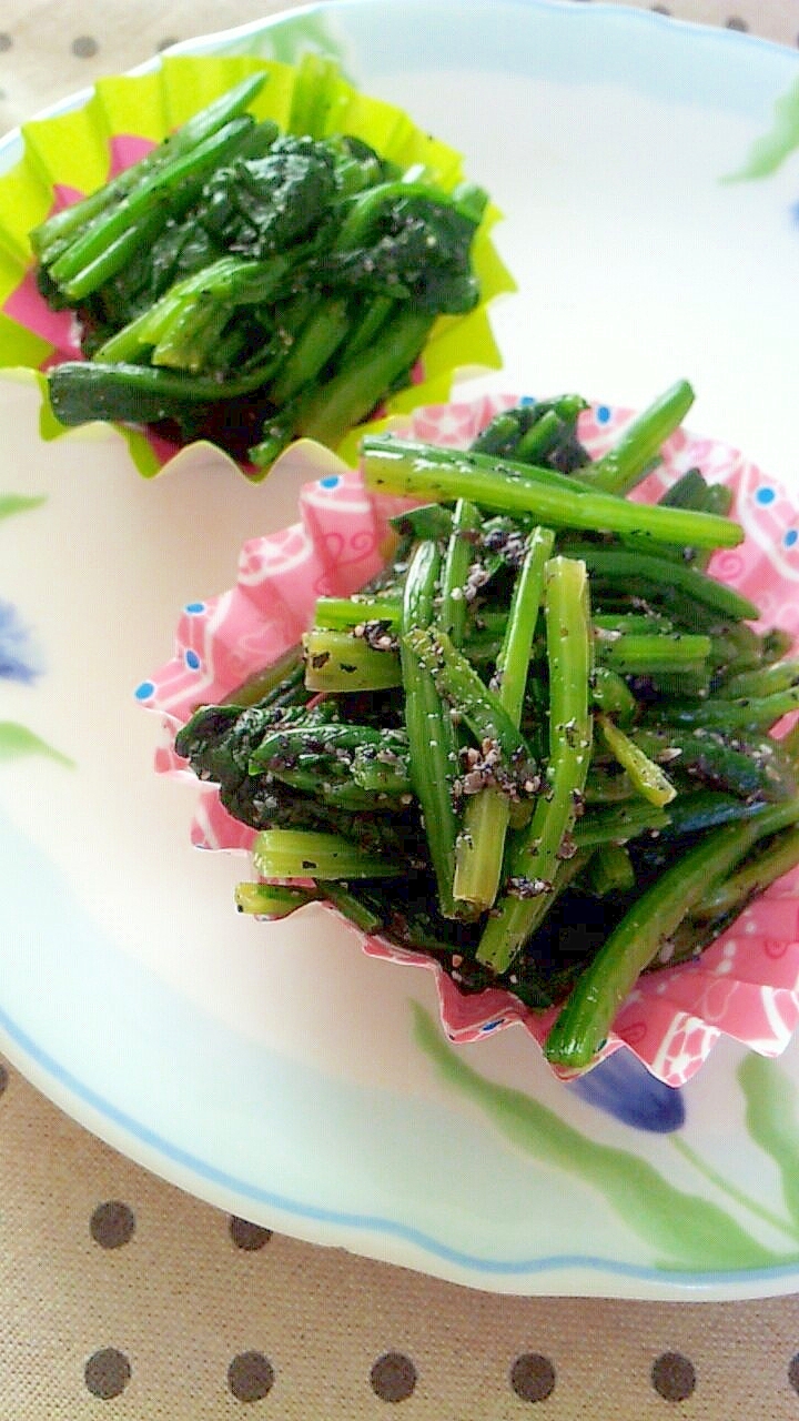 ✿ほうれん草のごま甘味噌和え❤