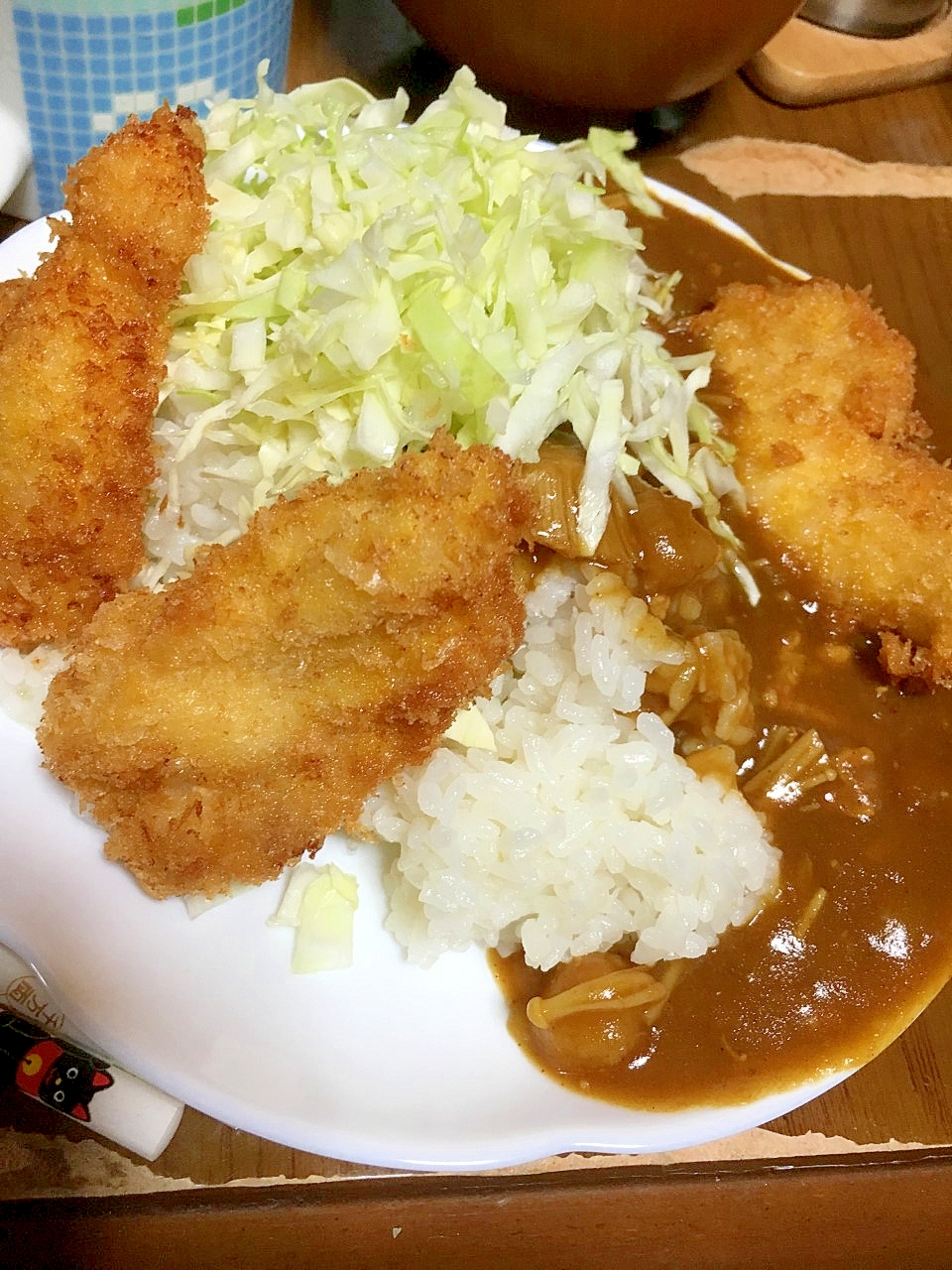 チキンカツキーマカレー