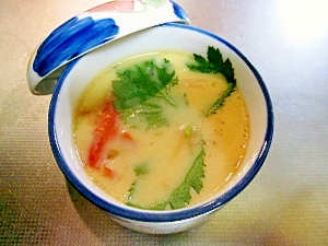 おでんの残りの汁de茶碗蒸し レシピ 作り方 By Lovedora 楽天レシピ