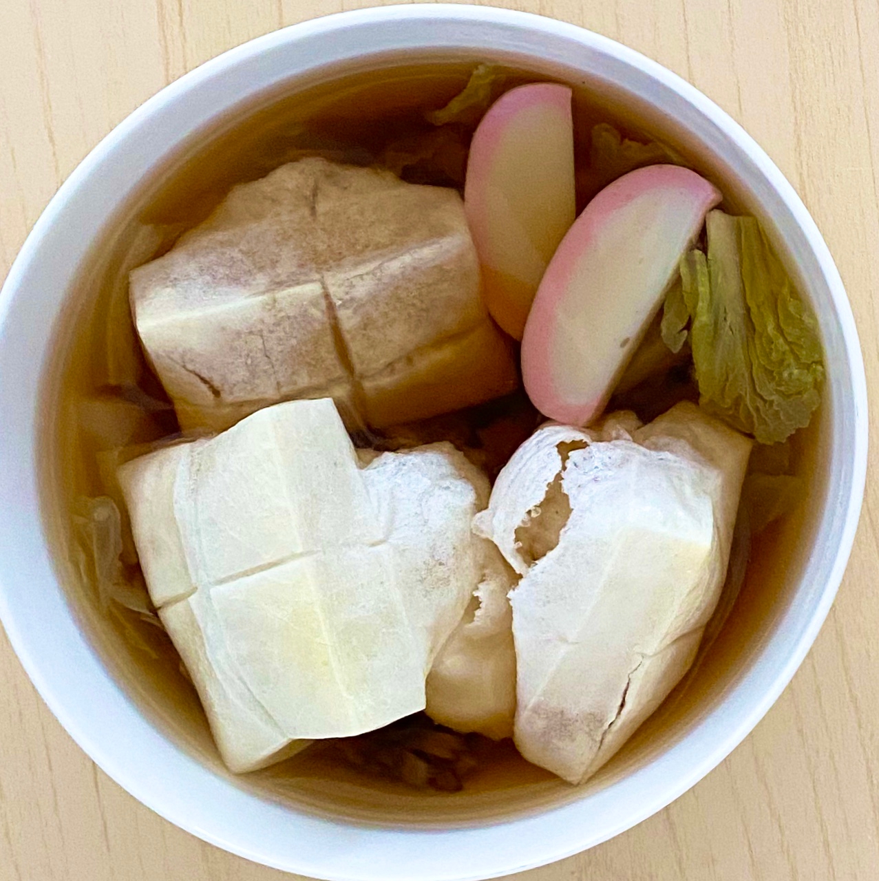 醤油だしのお雑煮