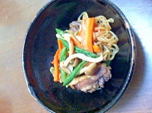 ひねどり＆糸こんにゃくの鶏すき焼き風煮