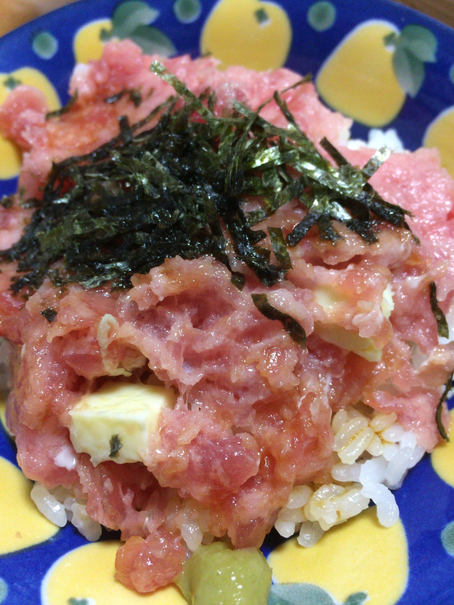 ネギトロチーズ丼