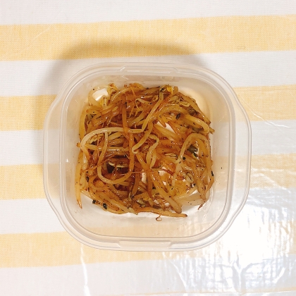 もやしの胡麻油炒め