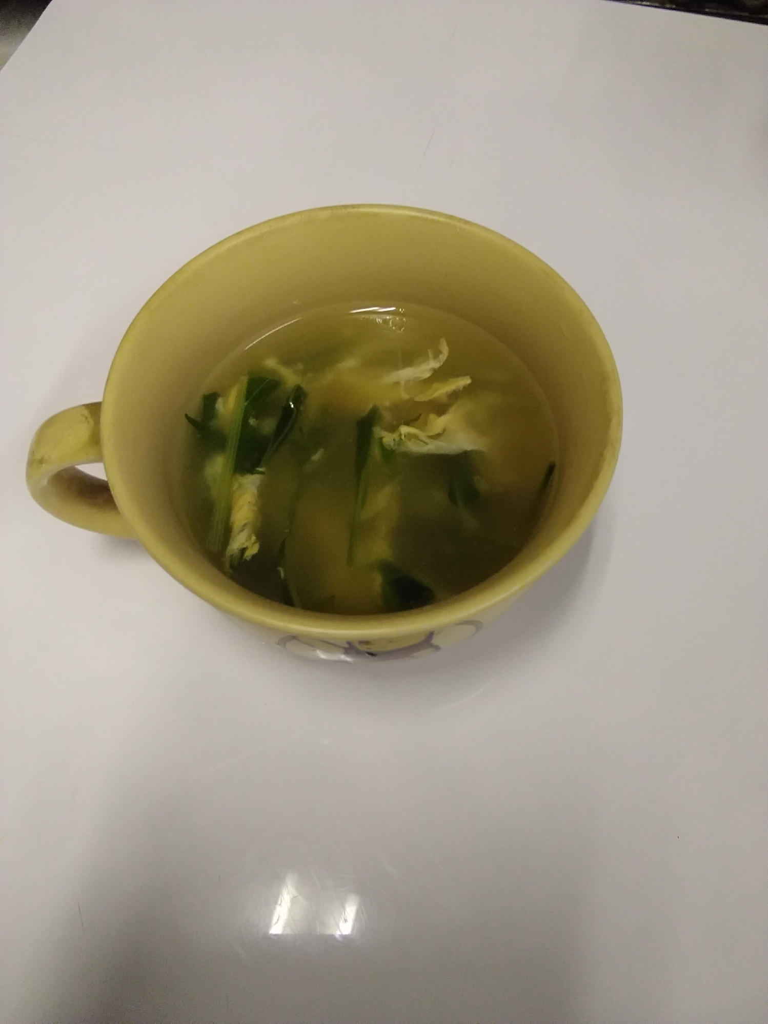 水菜の卵スープ
