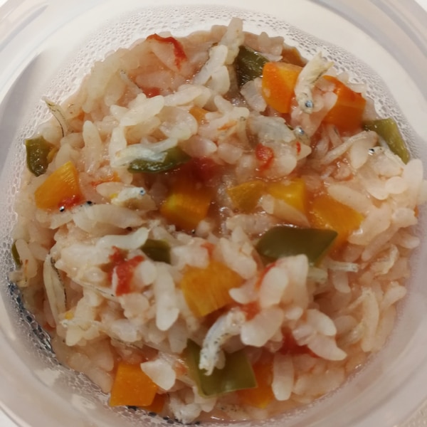 離乳食後期 しらすと野菜のトマトリゾット レシピ 作り方 By やまもり 楽天レシピ 離乳食後期 しらすと野菜のトマトリゾット レシピ 作り方 By やまもり 楽天レシピ