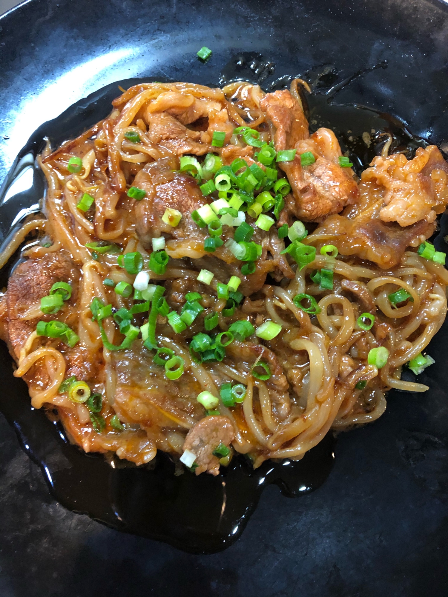 もやしと焼き肉^_^