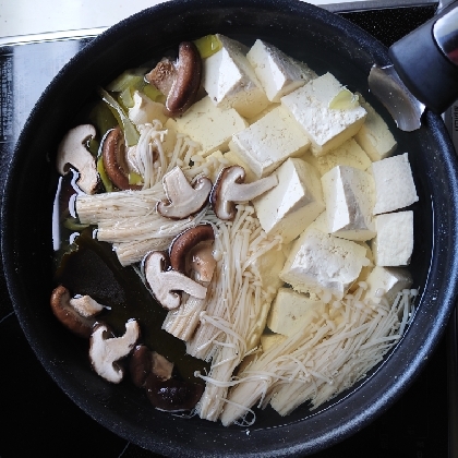 土鍋がなくても大丈夫！お鍋で湯豆腐♡