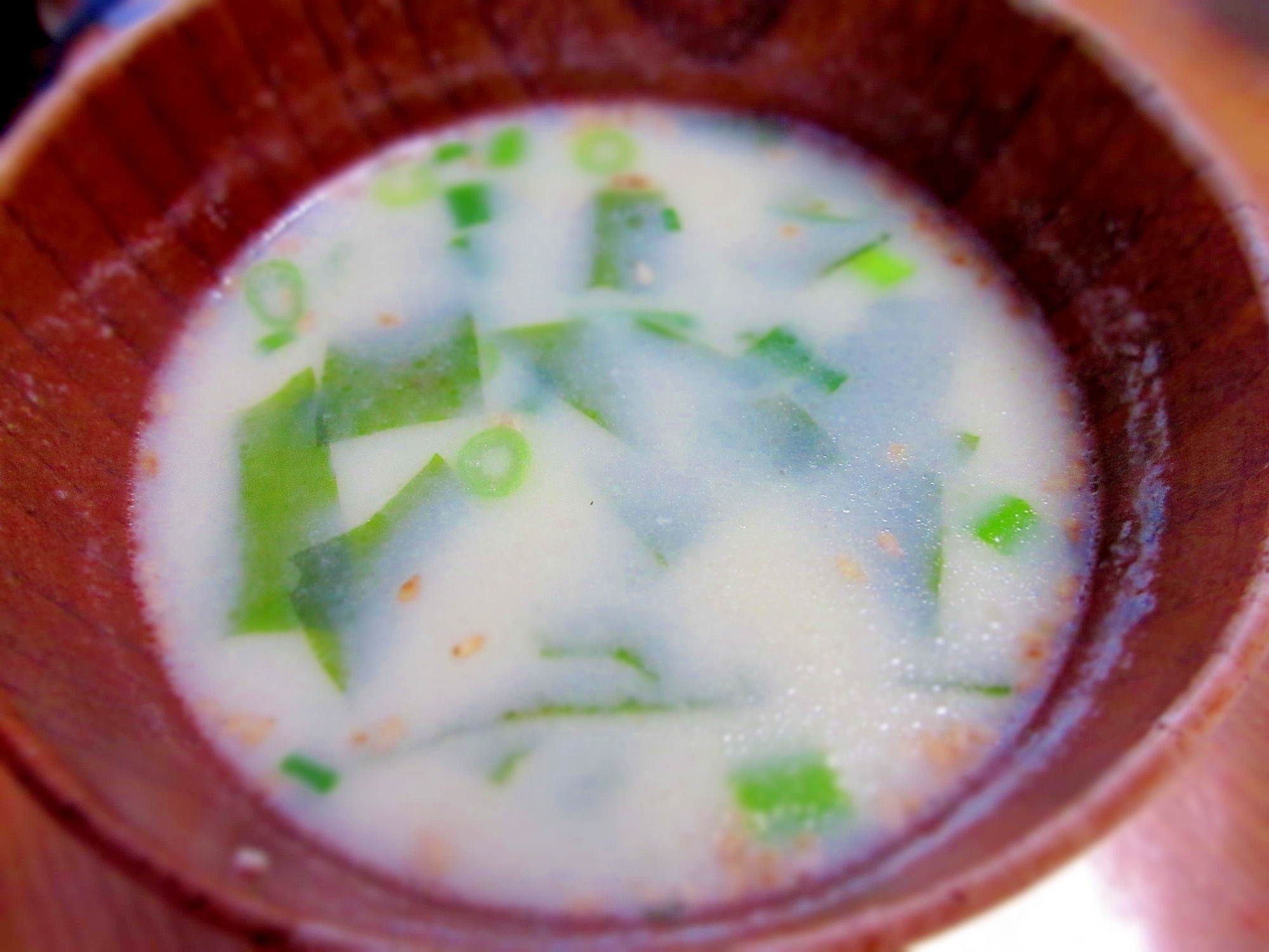 ゴマ・わかめの中華スープ