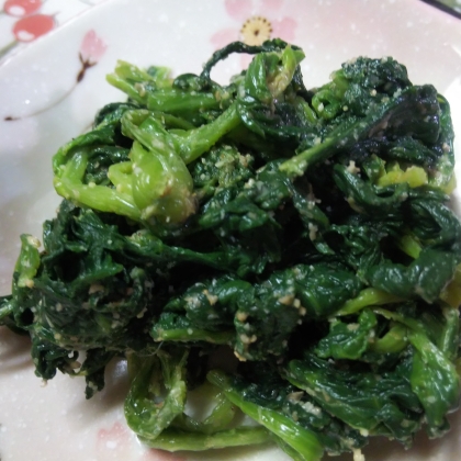 ほうれん草の手作りごまドレ和え