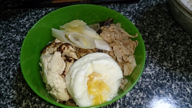 さっぱり野菜たっぷり肉豆腐