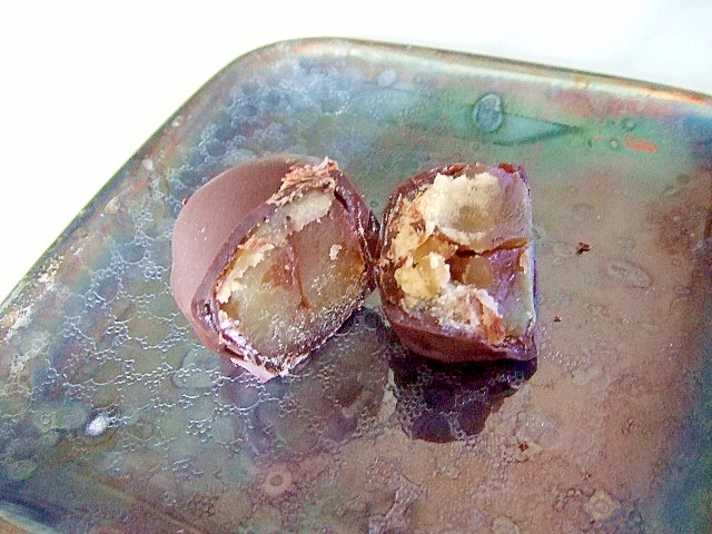 マロングラッセのチョコレートボンボン
