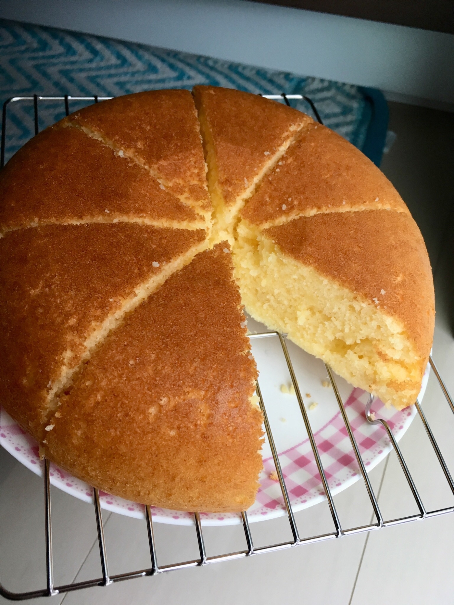 超簡単☆炊飯器でヨーグルト入りふわふわケーキ