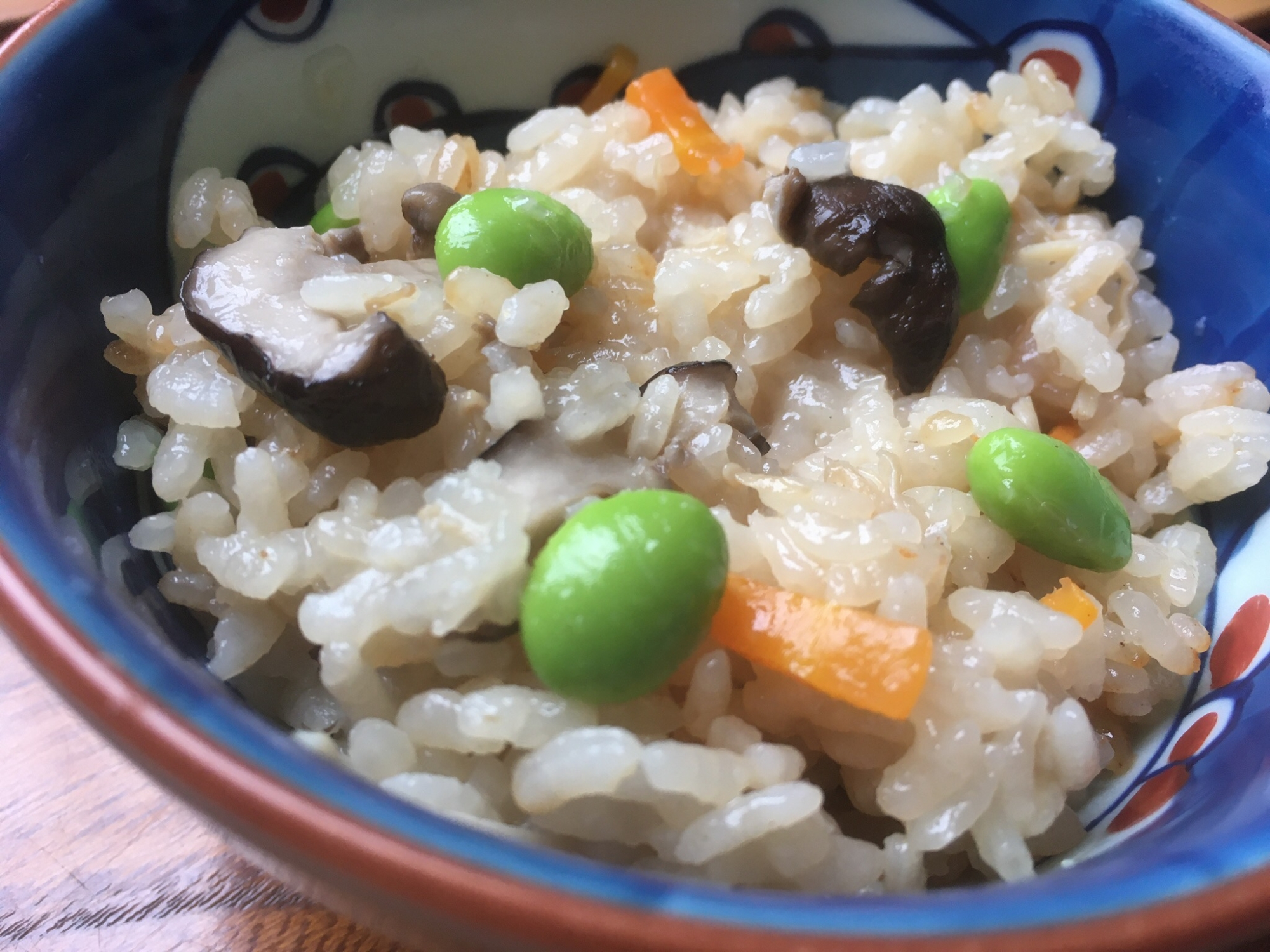 もちっ❗️キノコの炊き込みご飯