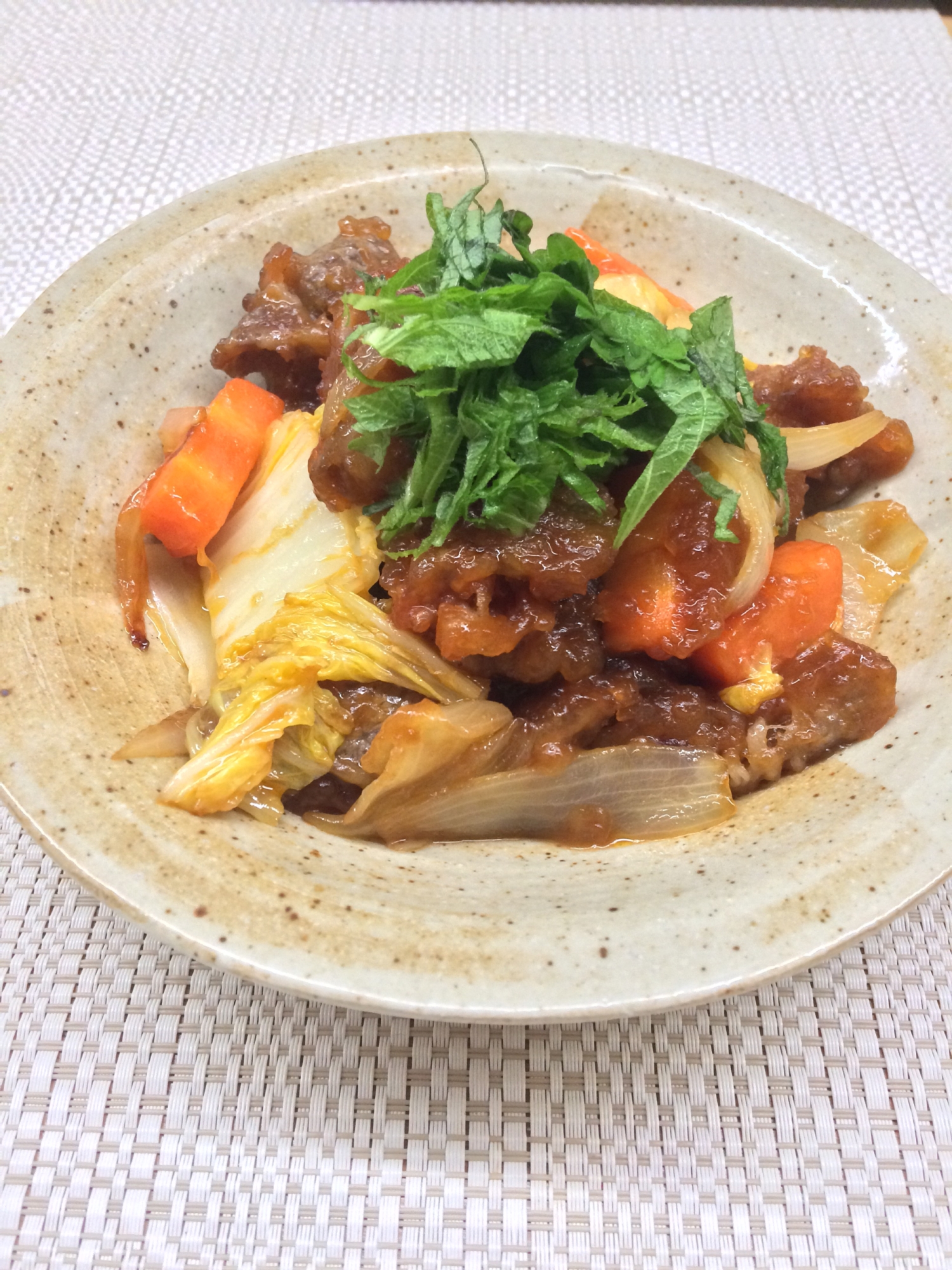 大葉の酢豚！と思いきや酢牛！？